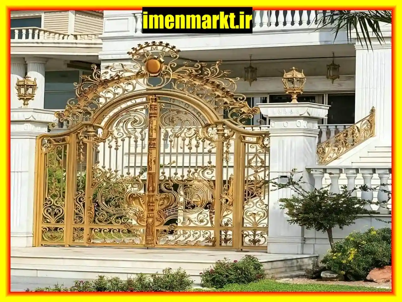 طرح های متنوع درب فرفورژه