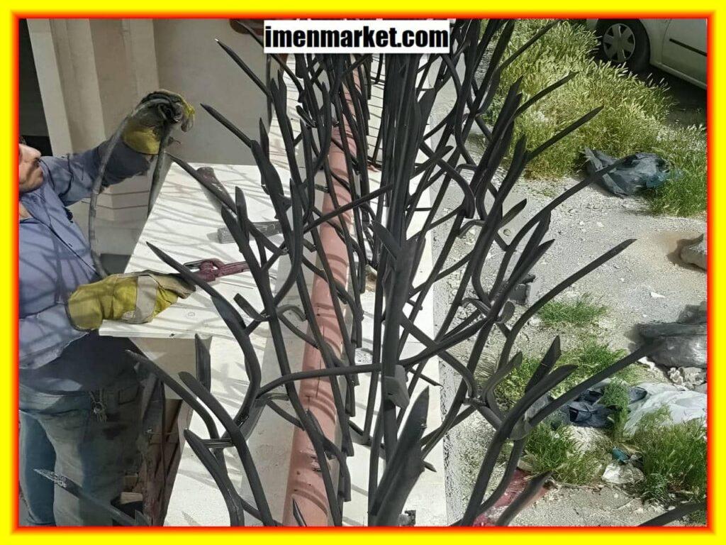 نرده حفاظ مدل شمشاد خاردار