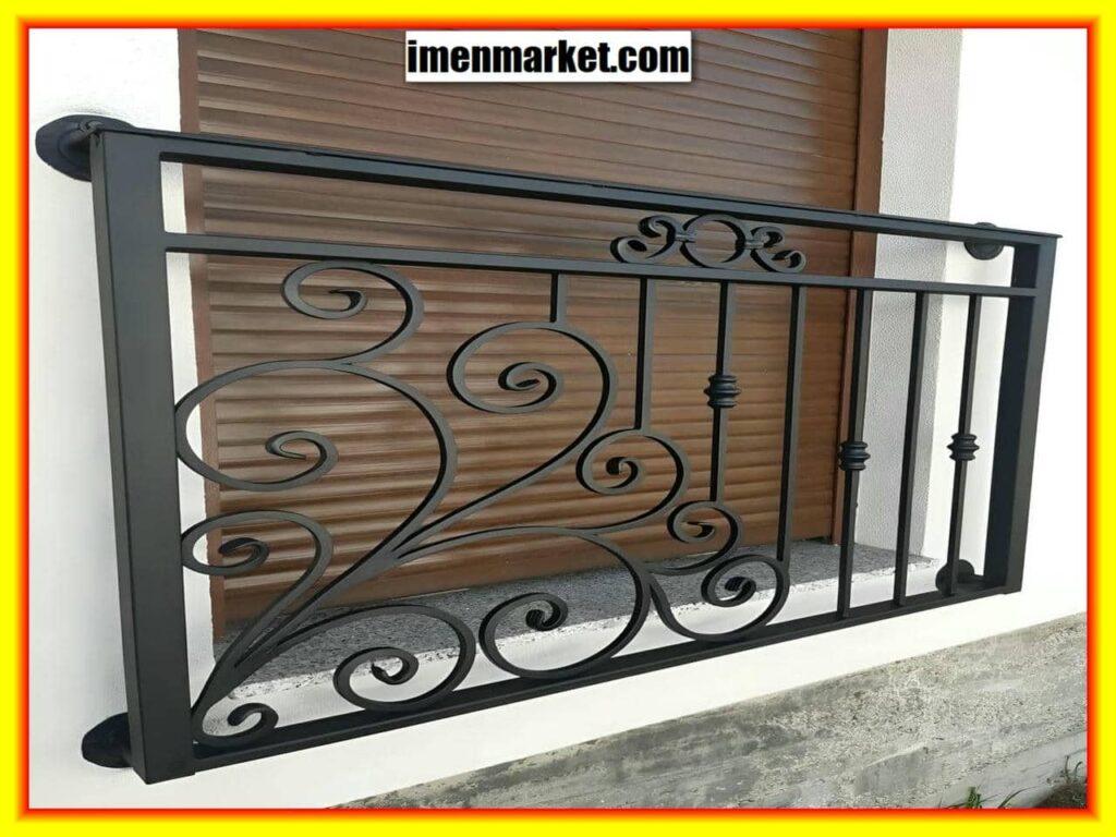 نرده حفاظ مدل فرفورژه طرح دار