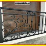 نرده حفاظ مدل فرفورژه طرح دار
