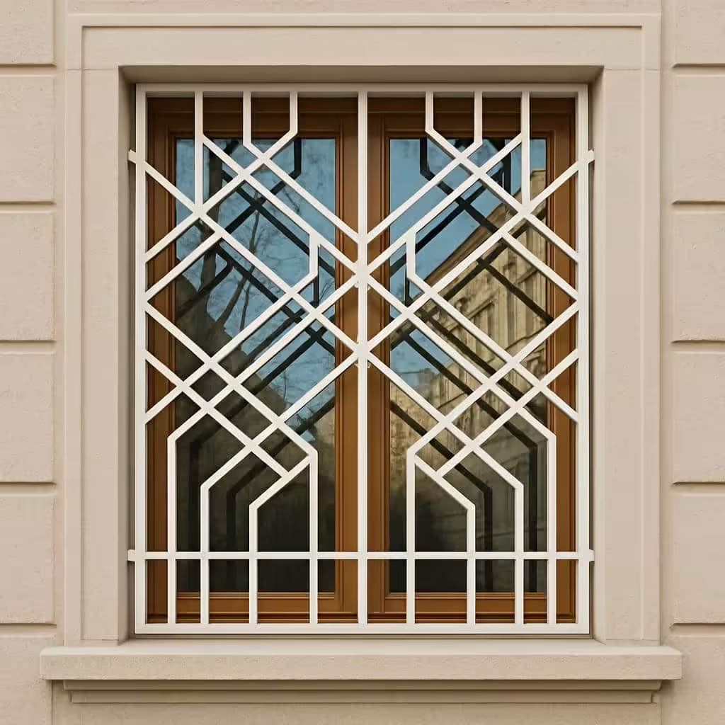 بررسی حفاظ پنجره مدل لوزی