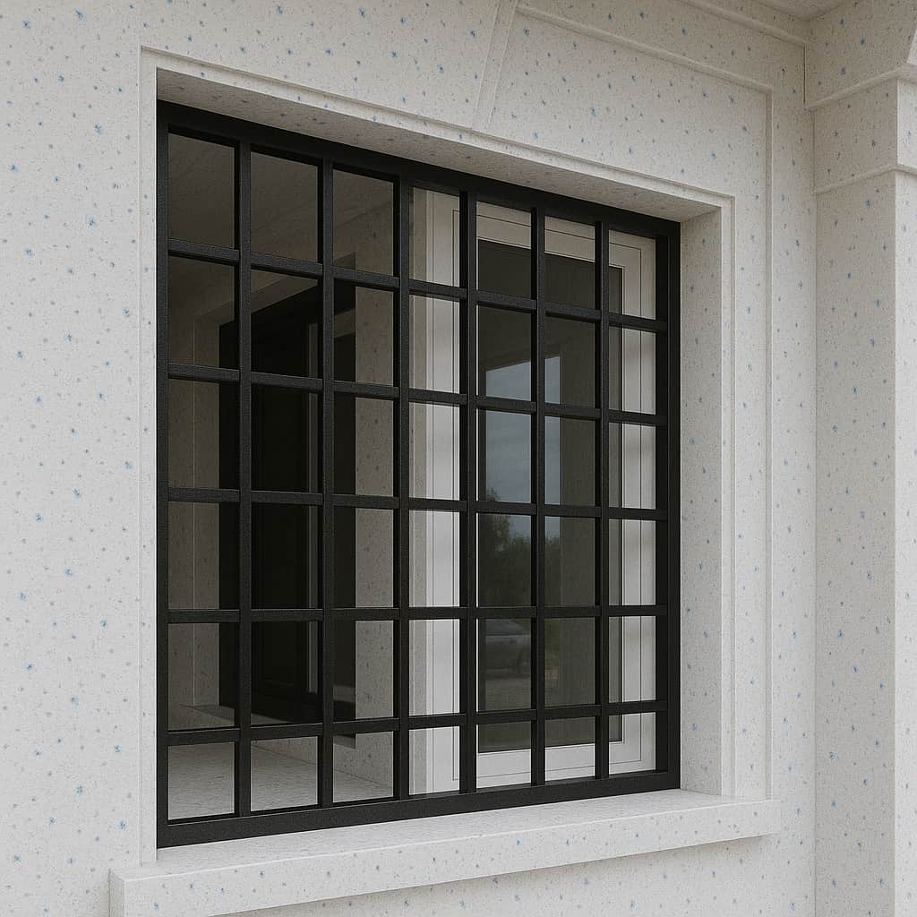 بررسی حفاظ پنجره مدل مربعی