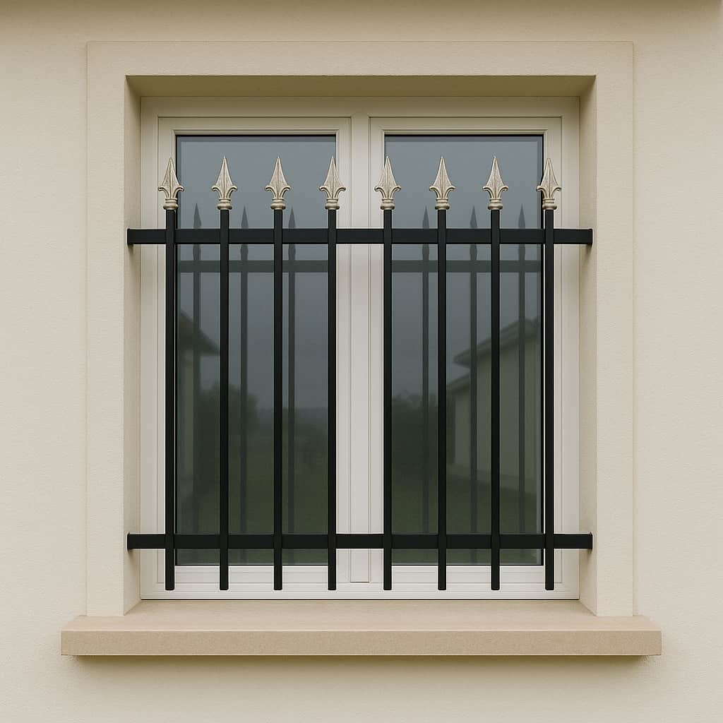 حفاظ پنجره مدل نیزه دار ساده