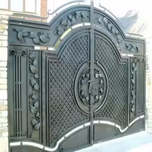 طراحی و ساخت درب پارکینگ فلزی مدرن