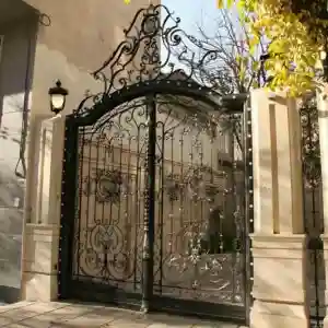 خرید درب آهنی ورودی ساختمان شیک مدرن