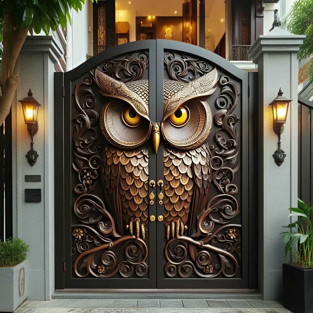 خرید درب حیاط ویلایی شیک مقاوم