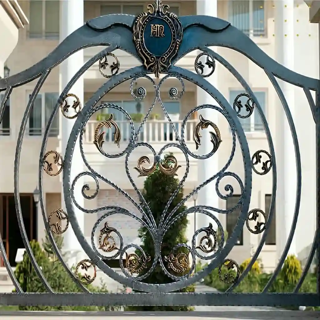 نصب درب مدل دایره مصور سفارشی