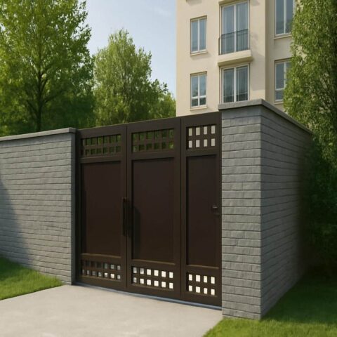 درب مدرن کوآدرا فلزی شیک