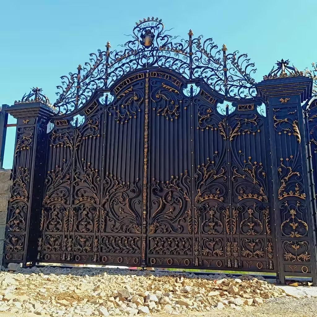 ابعاد درب باغی ویلایی لاکچری دو لنگه