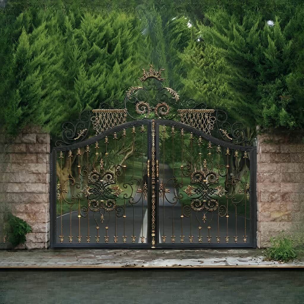 درب ارتفاع کوتاه ویلایی فرفورژه کلاسیک