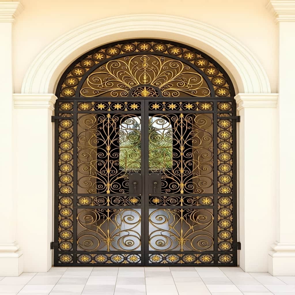 خرید درب فرفورژه حیاط دست&zwnj;ساز در تهران