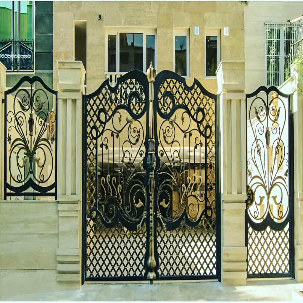کارخانه درب فرفورژه حیاط استاندارد در بجنورد