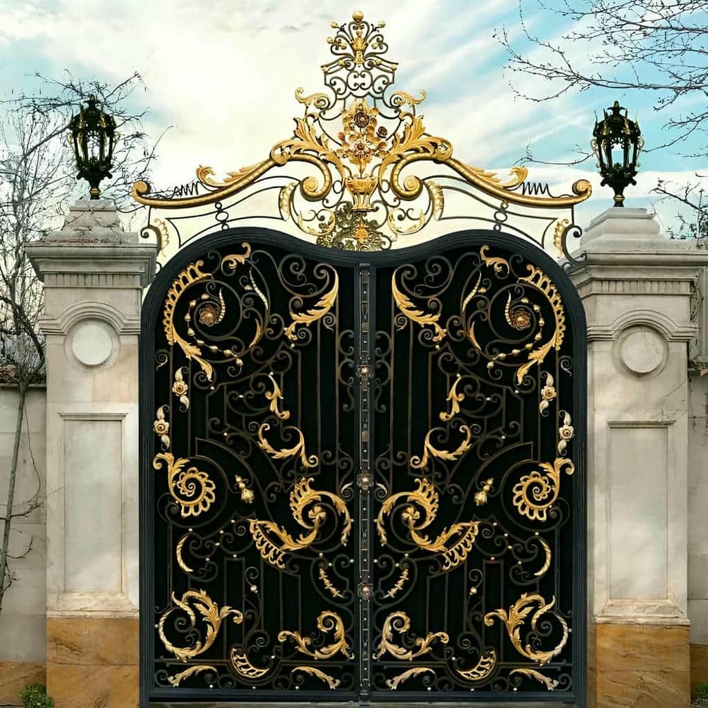 خرید درب فرفورژه حیاط مقاوم در یاسوج