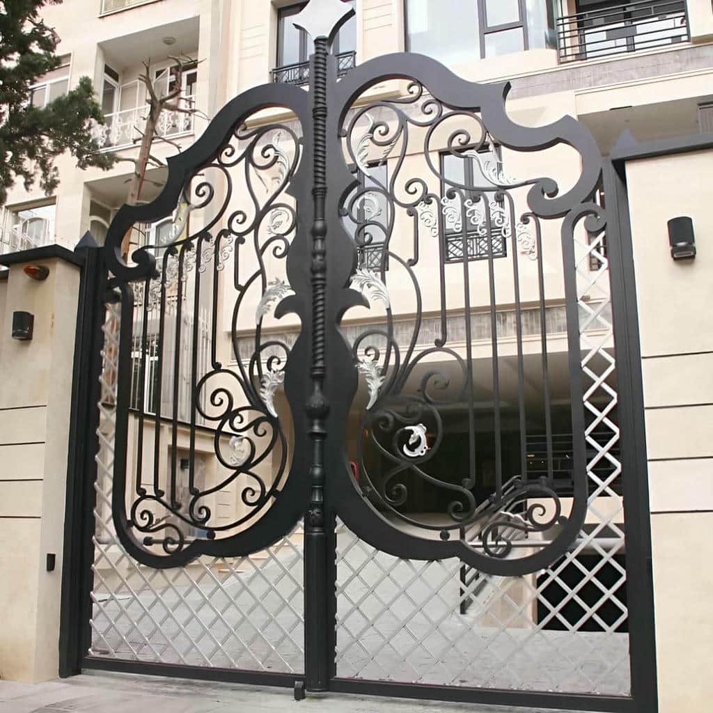 قیمت درب فرفورژه حیاط آپارتمانی در دماوند