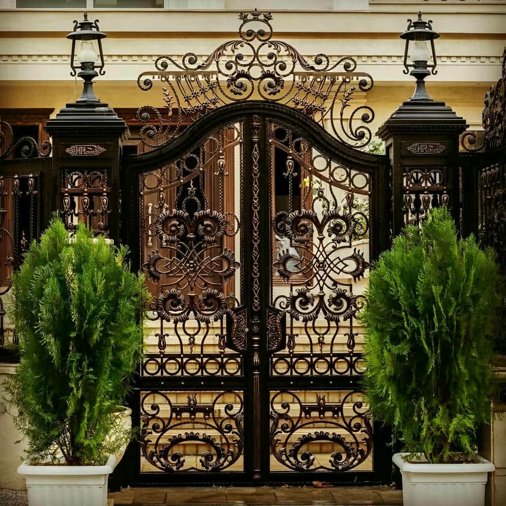 قیمت درب فرفورژه حیاط لولاهای سنگین در بندر لنگه