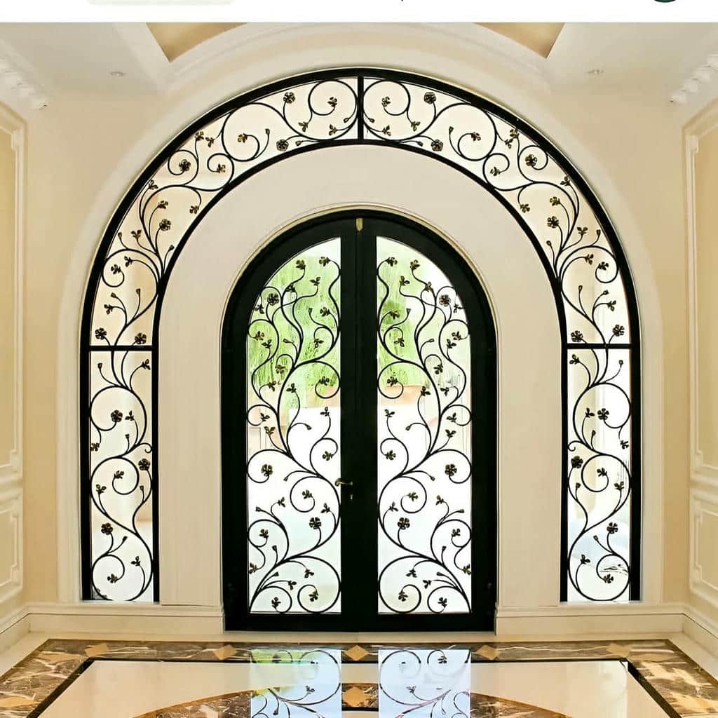 قیمت درب فرفورژه حیاط یراق&zwnj;آلات مقاوم در سبزوار