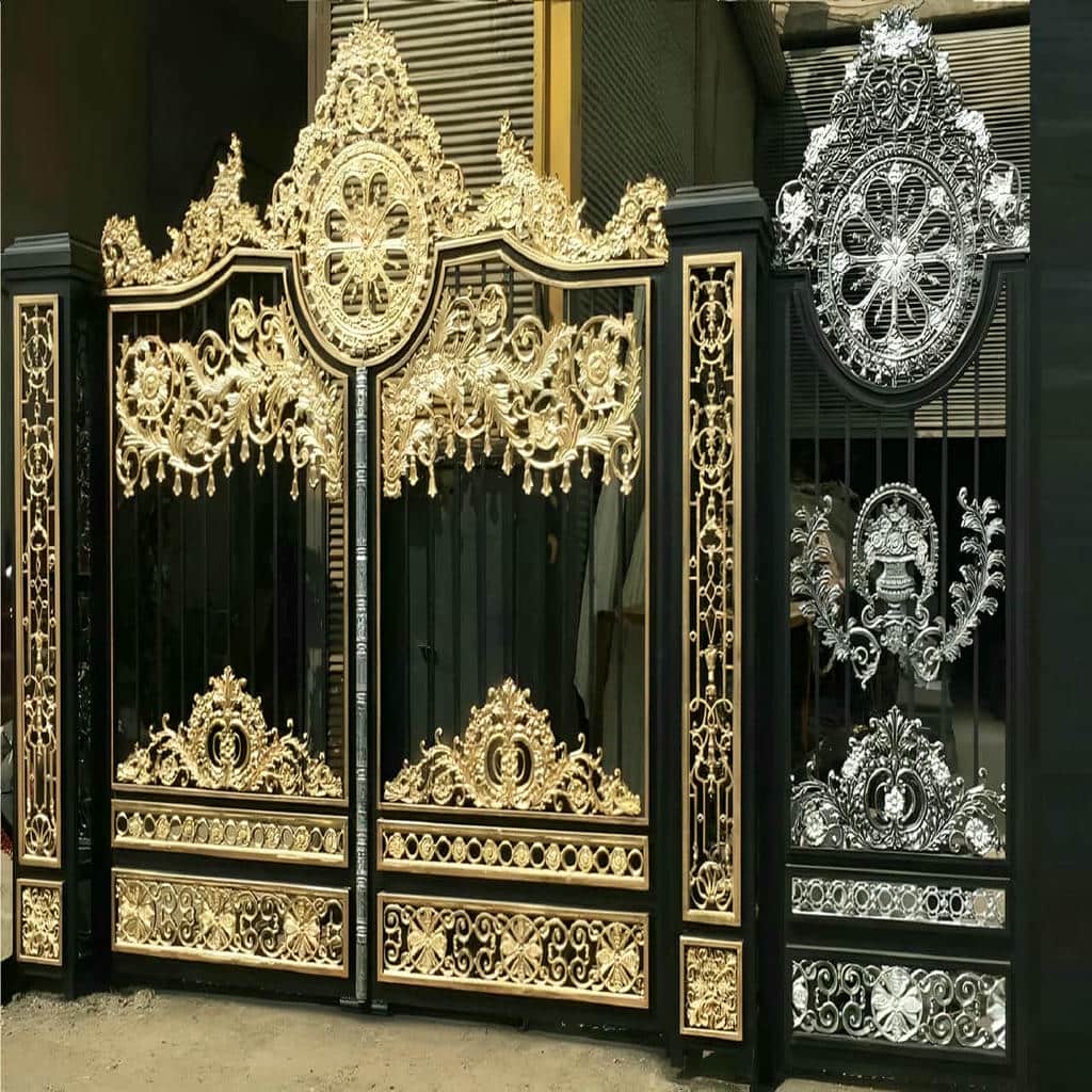 قیمت درب فرفورژه حیاط سفارشی در اشتهارد