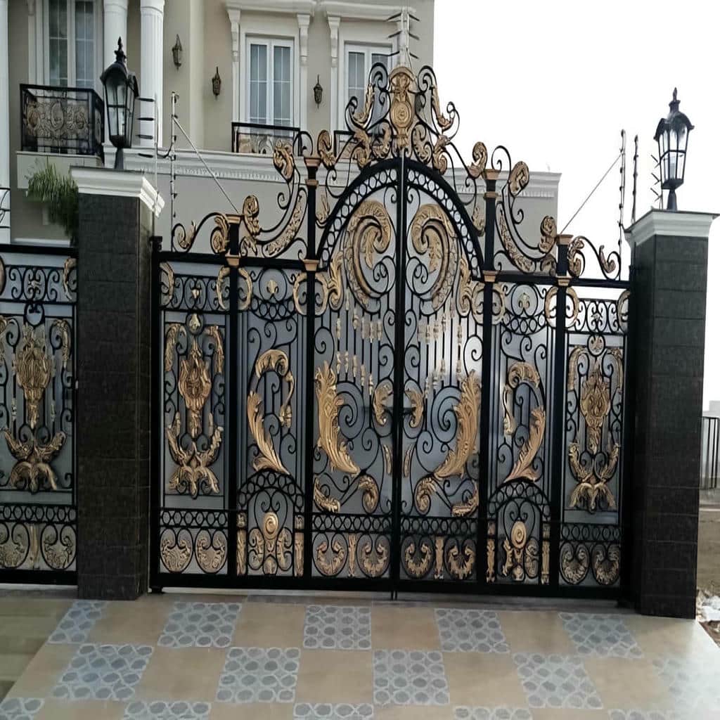 درب فرفورژه حیاط در چابهار