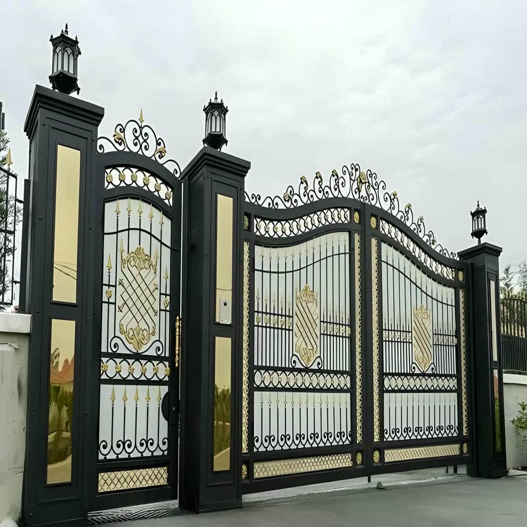 فروش درب فرفورژه حیاط ضدزنگ در نسیم شهر