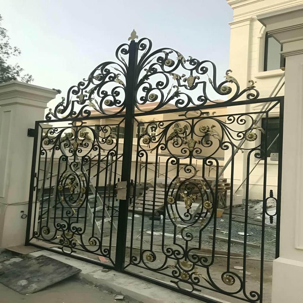 قیمت درب فرفورژه حیاط کیفی در بیرجند