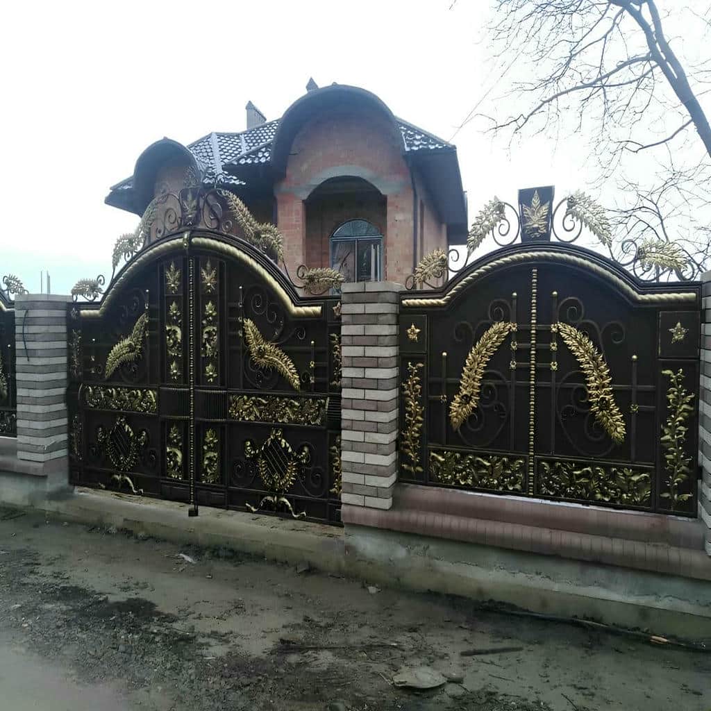 کارخانه درب فرفورژه حیاط دهانه سفارشی در آبادان