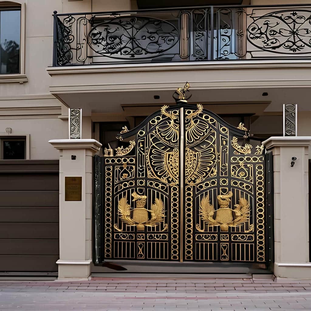 قیمت درب فرفورژه حیاط جوش یکنواخت در کرمانشاه