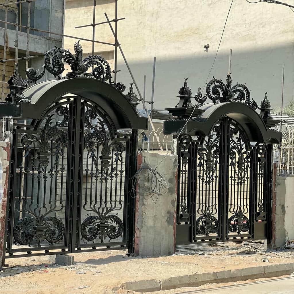 خرید درب فرفورژه حیاط کیفیت رنگ در استان گیلان خرید درب فرفورژه حیاط کیفیت رنگ در استان گیلان