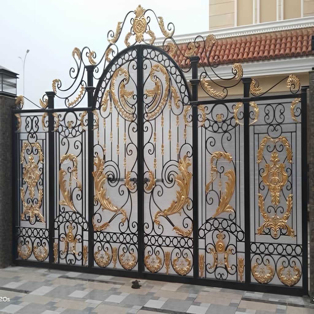 خرید درب فرفورژه حیاط تراز مهندسی در آبادان