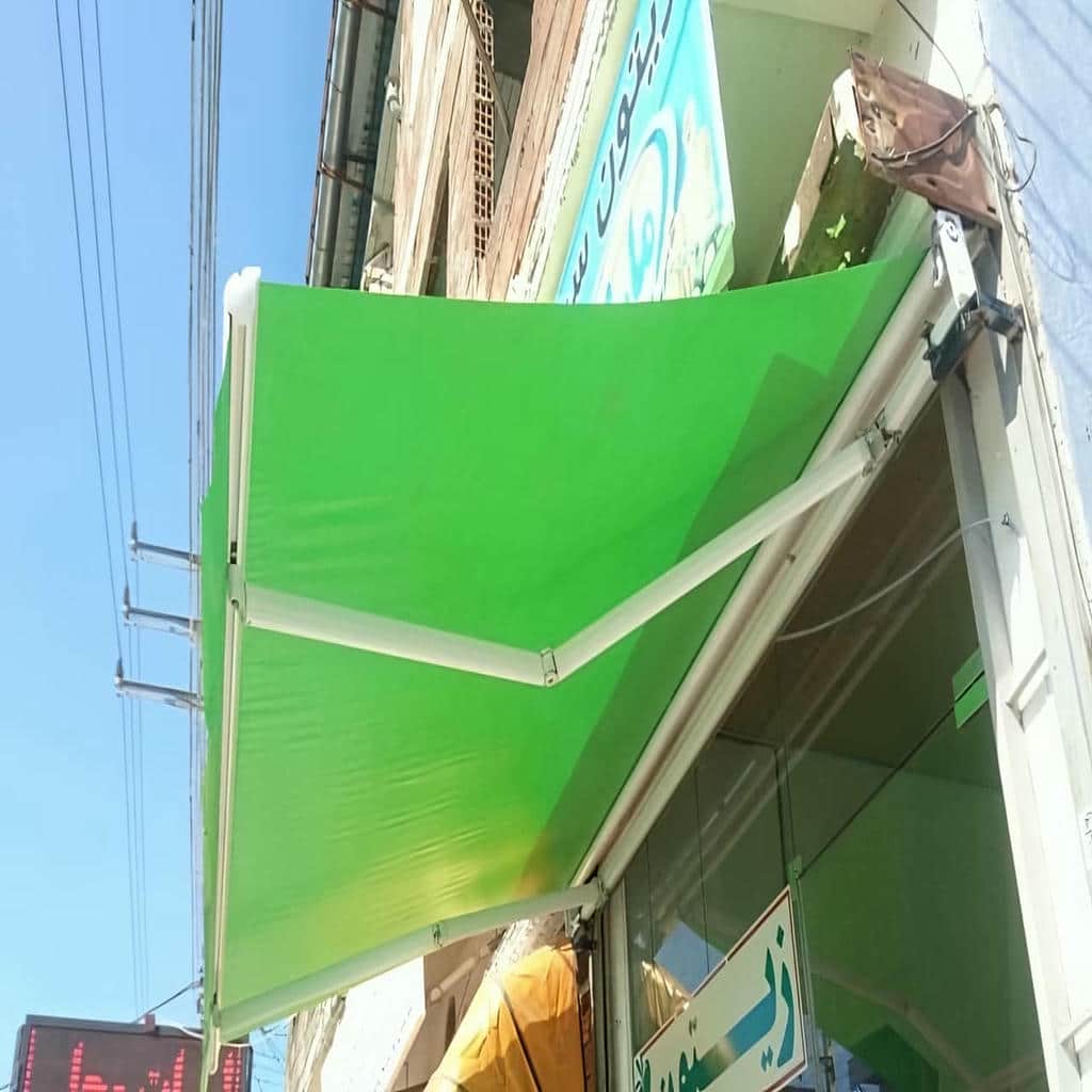 td>پوشش سایبان برقی پارچه اروپایی در کرمانشاه</td