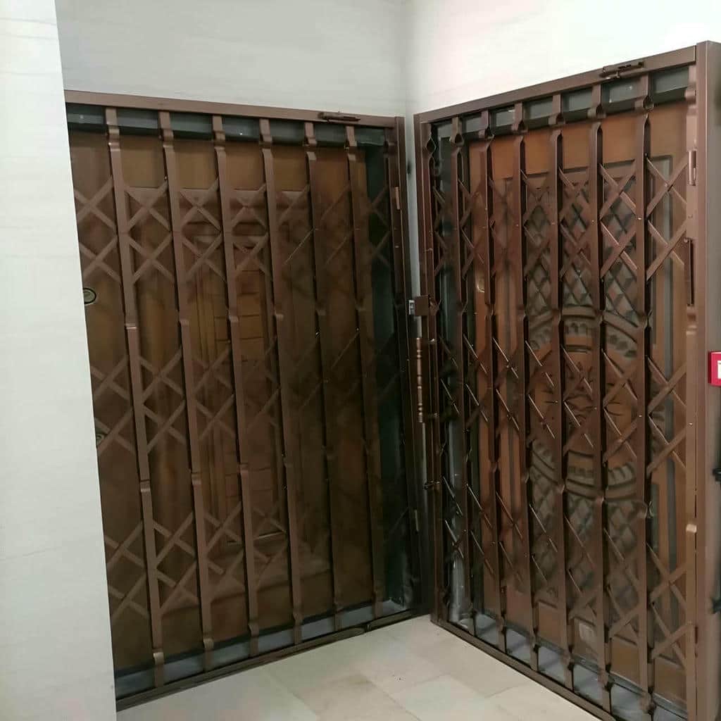 کارخانه درب آکاردئونی شبکه متراکم در سقز
