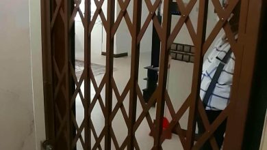 درب آکاردئونی در تبریز