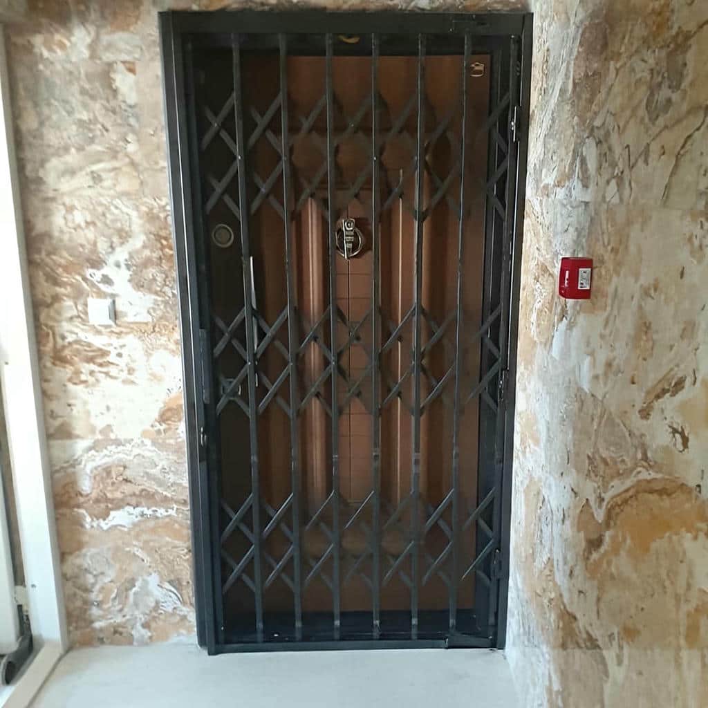 کارخانه درب آکاردئونی قفل ایمن در چابهار