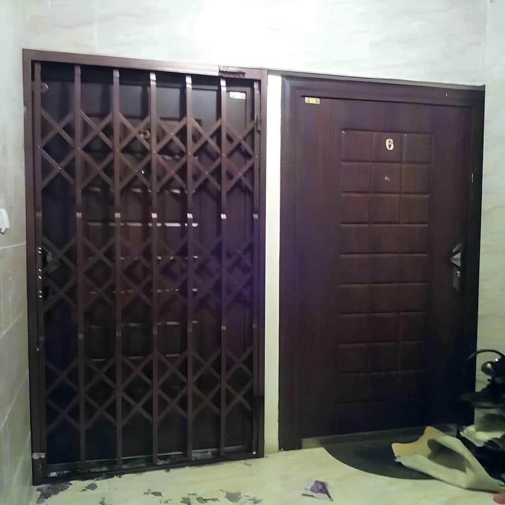 قیمت درب آکاردئونی هماهنگ درب ضدسرقت فلزی در دماوند