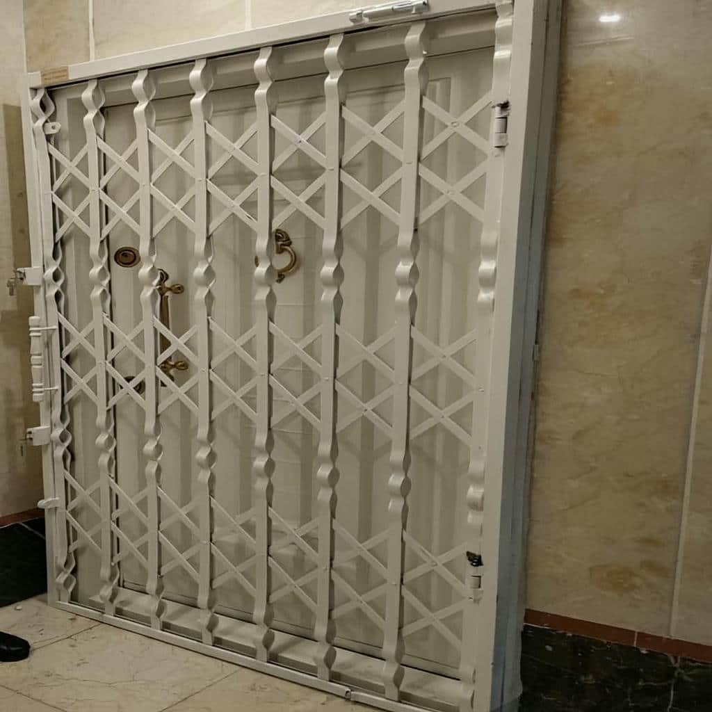 قیمت درب آکاردئونی شبکه متراکم در قائمشهر