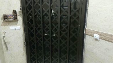 درب آکاردئونی در نوشهر