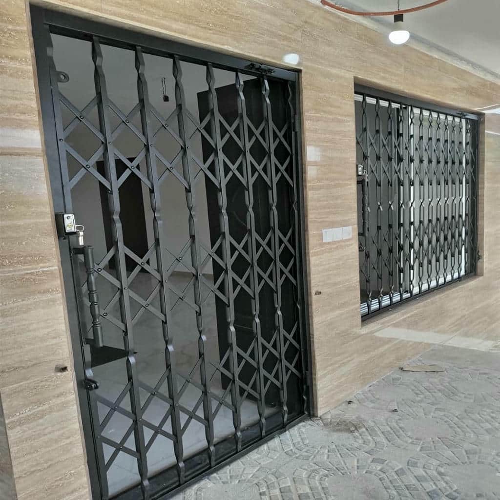 قیمت درب آکاردئونی پروفیل مقاوم در کردان