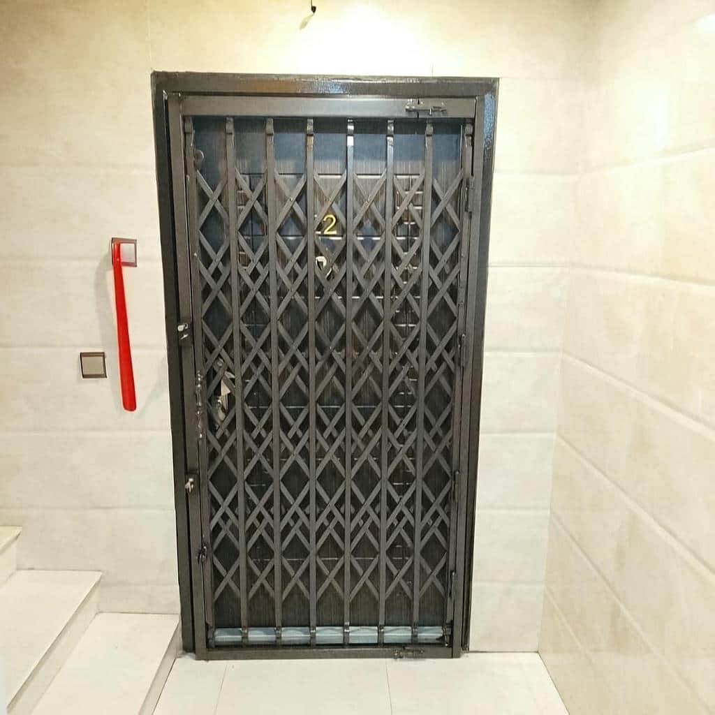 قیمت درب آکاردئونی قفل ایمن در استان گیلان