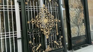 درب فرفورژه حیاط در ملارد