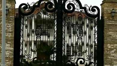 درب فرفورژه حیاط در ساوه