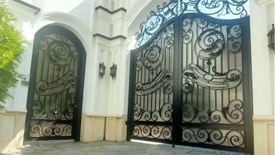 درب فرفورژه حیاط در بجنورد