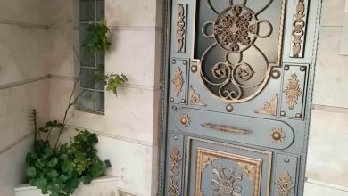 درب فرفورژه حیاط در بندر انزلی