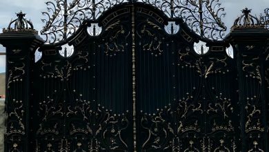 درب فرفورژه حیاط در سبزوار