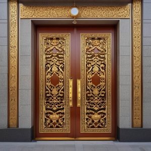 درب فرفورژه حیاط در اشتهارد