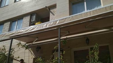 سایبان برقی در سیرجان
