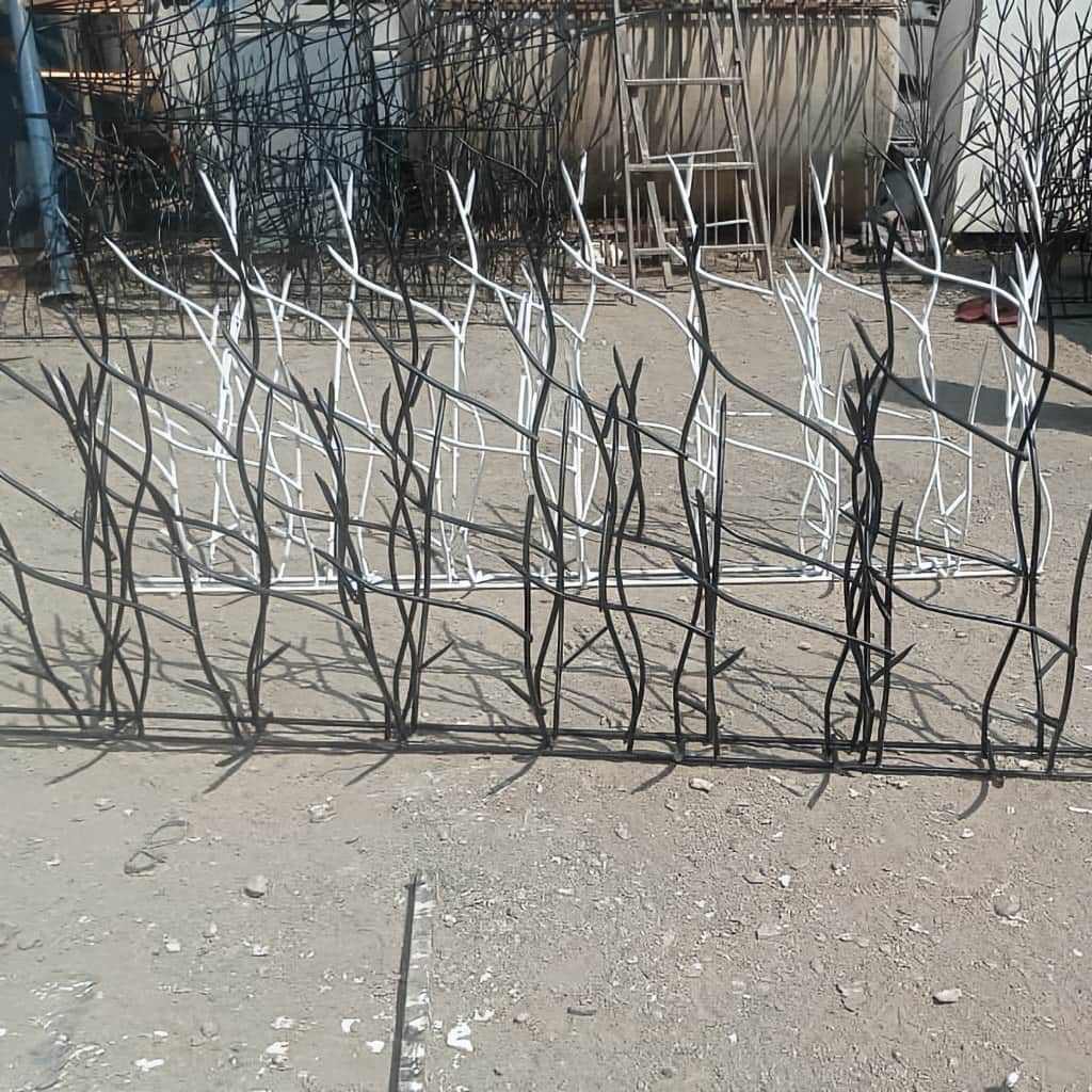 حفاظ شاخ گوزنی و حفاظ سرنیزه ای با برش دقیق قطعات
