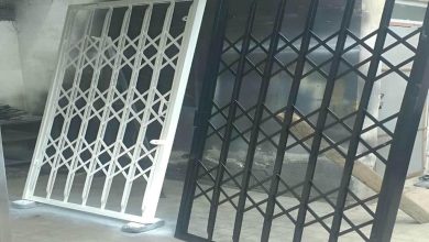مدل‌های مختلف درب آکاردئونی بر اساس گل، تسمه و ساخت