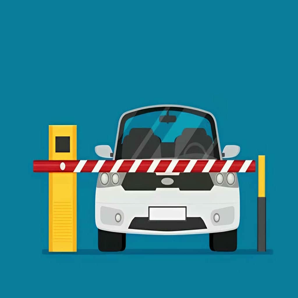 نصب راهبند بازویی برای ورودی پارکینگ