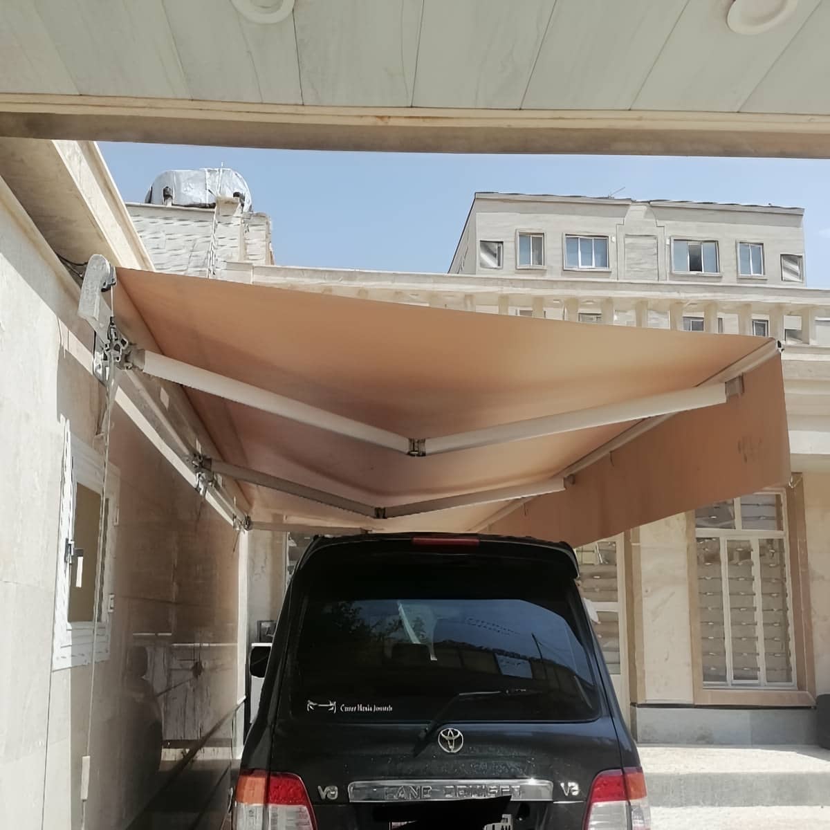 سایبان برقی ضد UV با پوشش ضد آفتاب تابستانی سایبان برقی ضد UV با پوشش ضد آفتاب تابستانی