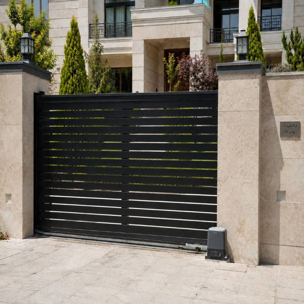نصب جک پارکینگ خانگی با چشمی ایمنی
