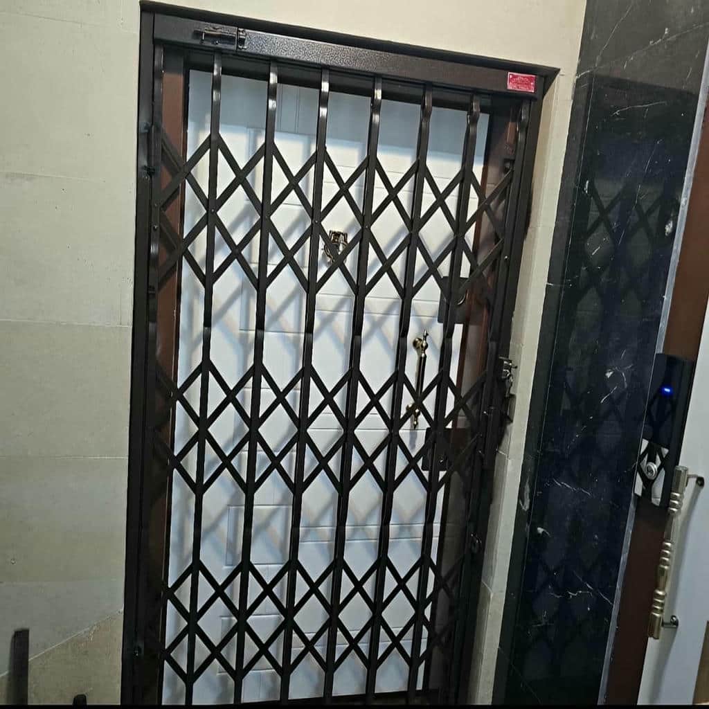 خرید حفاظ درب آپارتمان ضد دیلم با پروفیل دوبل